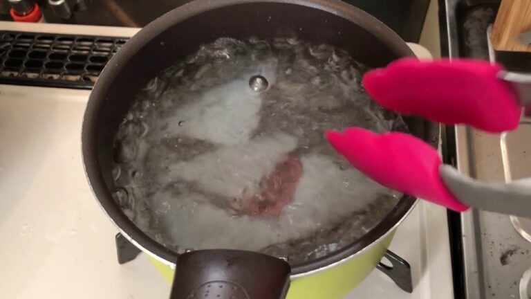 こんにゃくの下処理【煮沸】