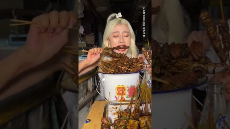 Barbecue skewers #ASMR #Short