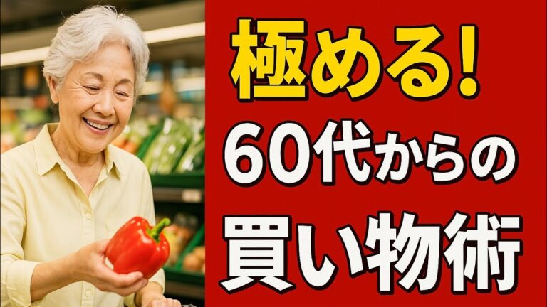 極める！60代からの買い物術」