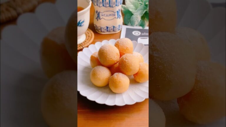 『米粉の豆腐ドーナツの作り方』材料と作り方は概要欄に#簡単スイーツ #米粉スイーツ #ヘルシースイーツ