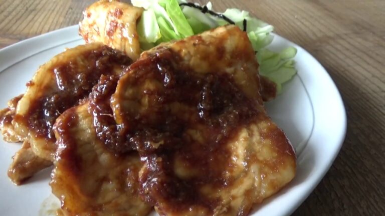 豚肉のしょうが焼き（P.12)〜「きょうから、料理上手」（家の光協会）より