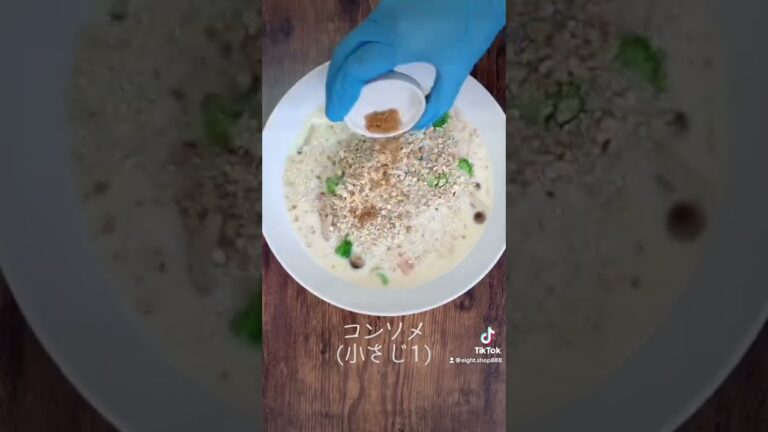 オートミールカルボナーラ風リゾット