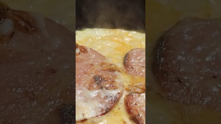 ただ炭火でハムとチーズを焼くだけ #short 　#ハム　#チーズ　 #炭火 　#焼くだけ