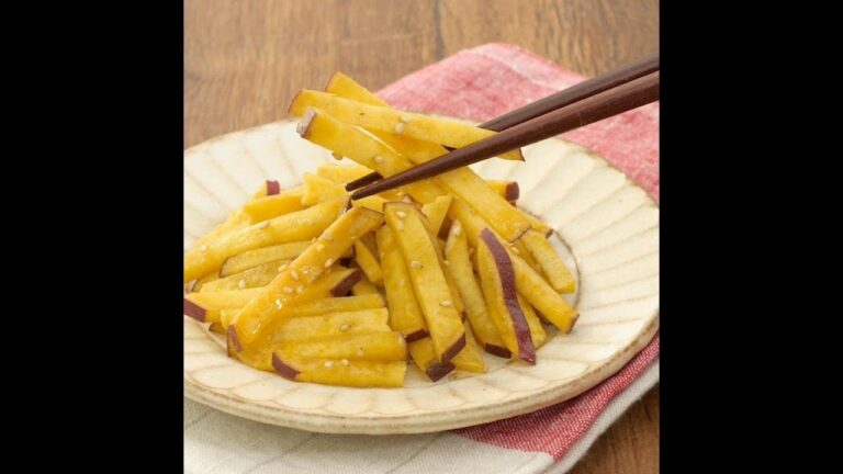 レンチンで簡単！さつまいものきんぴら