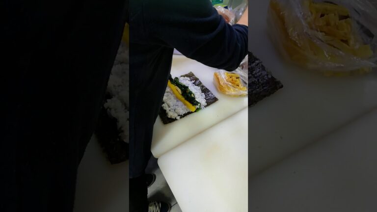韓国人直伝❗　キンパ　レシピ