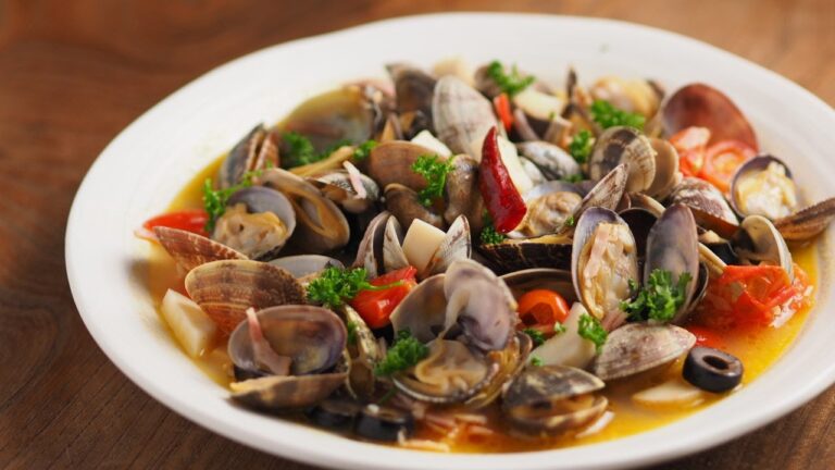 あさりのイタリアン酒蒸し、あさりの洋風酒蒸し