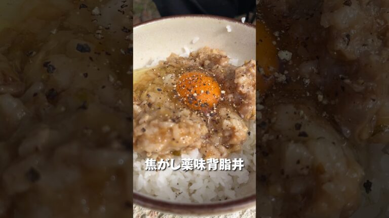 【禁断】背徳感MAX背脂薬味がやばすぎた…！ #shorts