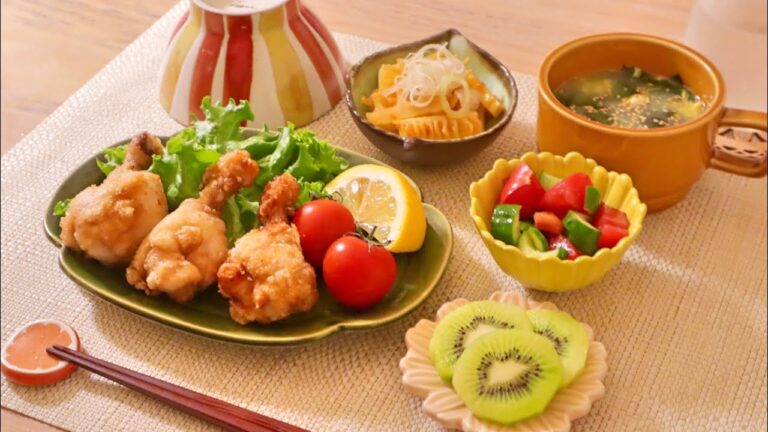 作り置きなし！40分で一汁三菜晩ごはん