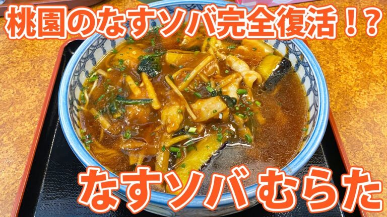 【なすソバ むらた】清水のソウル麺！とろける茄子と甘辛餡！【静岡市清水区】