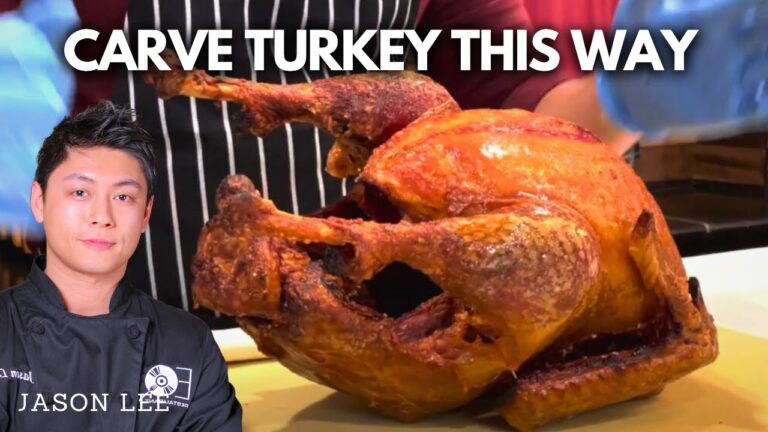 北京風七面鳥の切り分け方