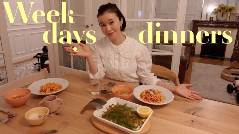 [Japanese Mom in Paris] Easy & Nutritious recipes for a hard week | Best vegetable soup, Korean etc.