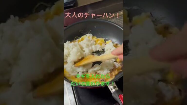 大人のイカ塩辛チャーハン🥴