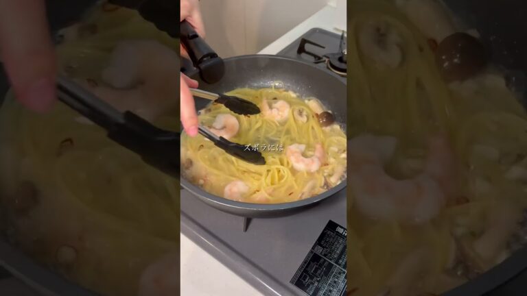 ＼海鮮ぺぺクリームパスタ／