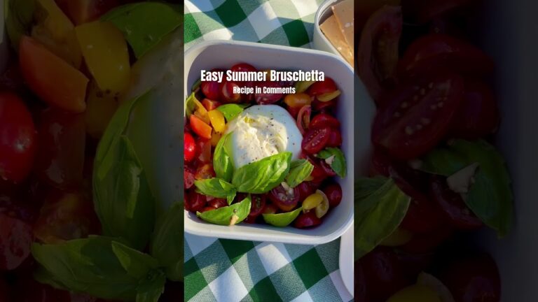 Bruschetta #recipes #recipe #summer #food #foodlover #foodie #shortsvideo #viral