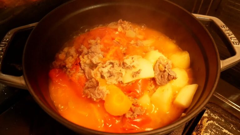 ストウブ鍋で無水カレーにチャレンジ！