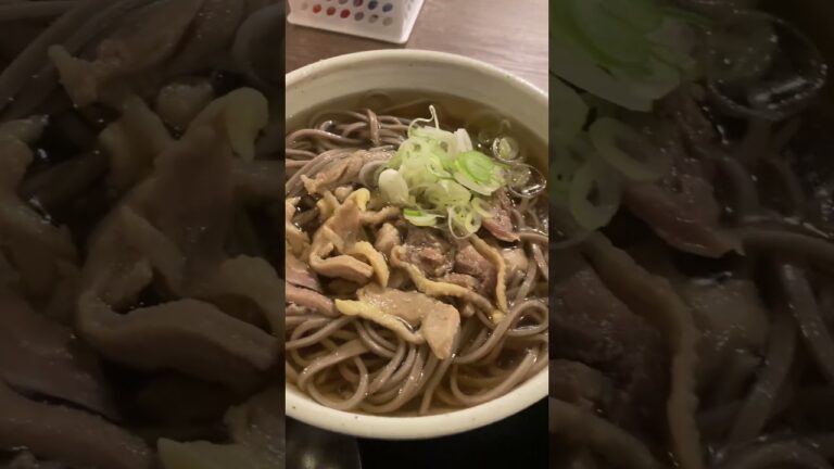扇屋 | 冷たい肉そば | 蕎麦 #山形グルメ