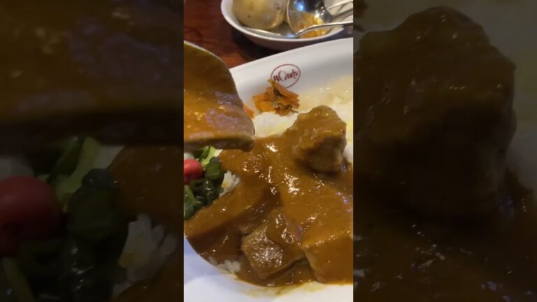 【欧風カレー ボンディ 神保町本店】『ビーフカレー』『なめらかプリン』 #グルメ #カレーライス #ランチ