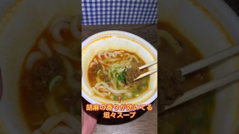 【なか卯】体の中からポッカポカ！坦々うどん食べてみた