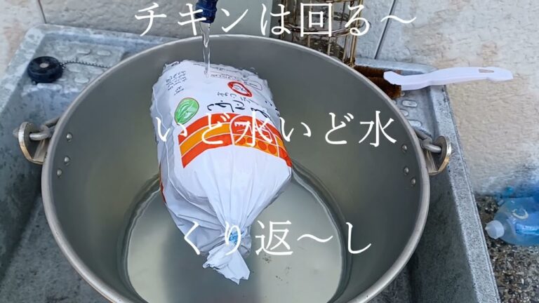 【丸鶏】解凍中