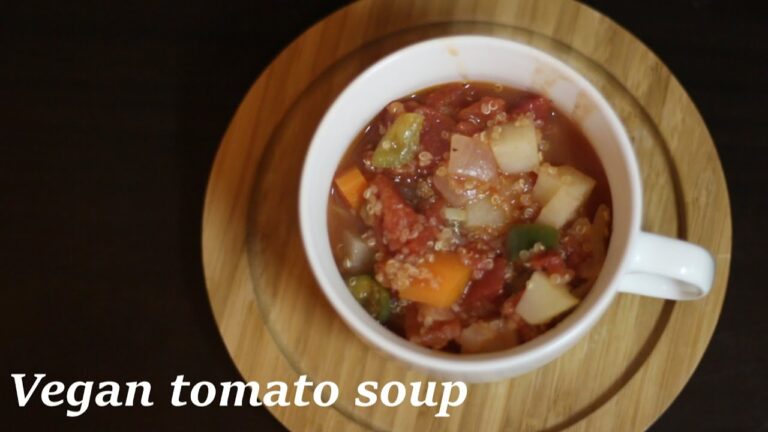 How to make Vegan tomato soup　具だくさんトマトスープ
