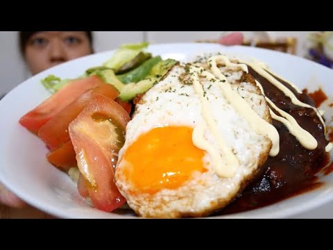 【夏だからね〜】半熟卵のロコモコ丼【アボカド&トマト】