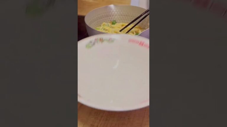 #19 【なめこ玉うどん】