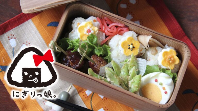 お花お寿司弁当～How to make today's obento【LunchBox】～37時限目 Flower Sushi 【お弁当】