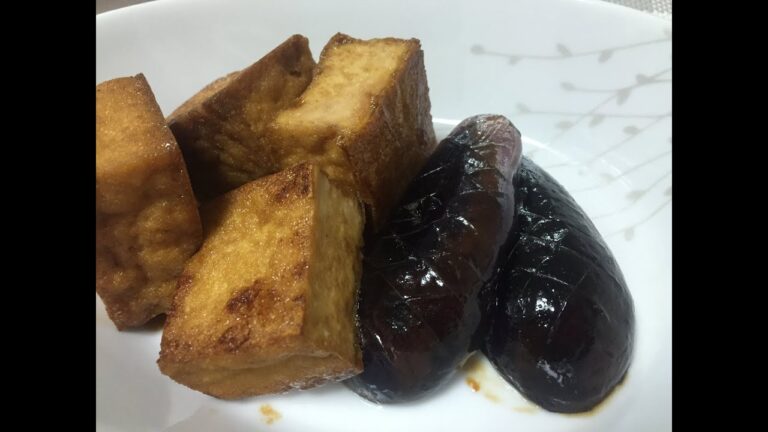 超簡単　幸太郎料理レシピ　ナスと厚揚げの照り焼き　cooking　recipes