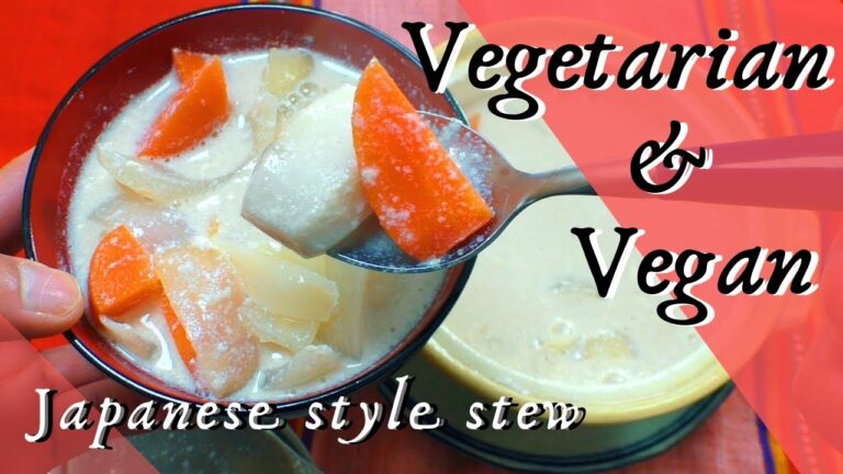 【Vegan】和風シチューなら乳製品不使用でも作れるよ☆How to make Japanese style stew