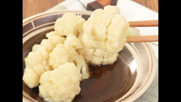レンジで5分なのに絶品！カリフラワーの煮物の作り方