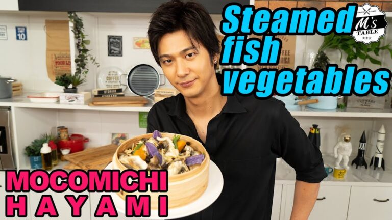 白身魚と季節野菜のせいろ蒸し〜Steamed dish using white fish and seasoned vegetables〜 #せいろ蒸し #季節野菜 #cooking