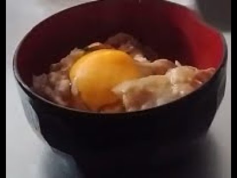 豚バラ丼(電子レンジ)#豚バラ#おいしい#電子レンジ