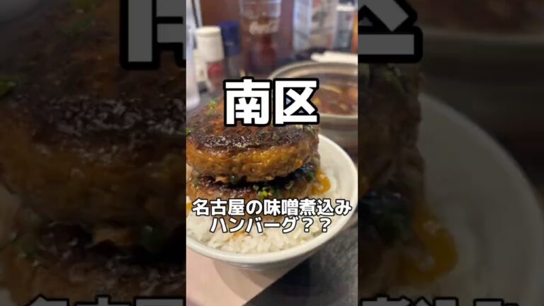 これが名古屋流？土鍋に入った味噌煮込みハンバーグ？　木こり家本店　#名古屋グルメ #ハンバーグ #名古屋めし #japanesefood #shorts