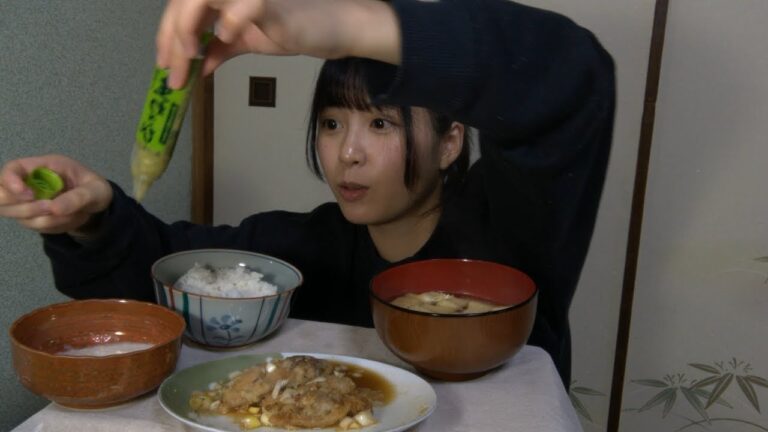 日本の朝ごはん～とろろ飯～ Typical Japanese Breakfast