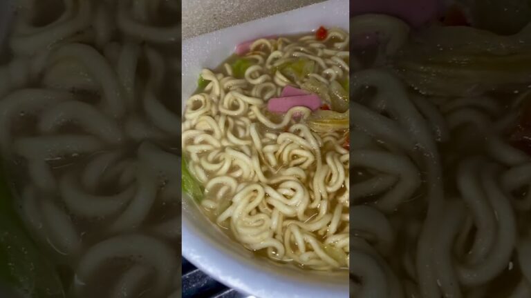 【#飯テロ 】味のマルタイ 長崎ちゃんぽん【#shorts #ラーメン 】