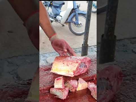 Best Cutting of Golden Trevally Fish | Trevally Fish Chopping by Mr. Dulaj in Sri Lanka 🇱🇰