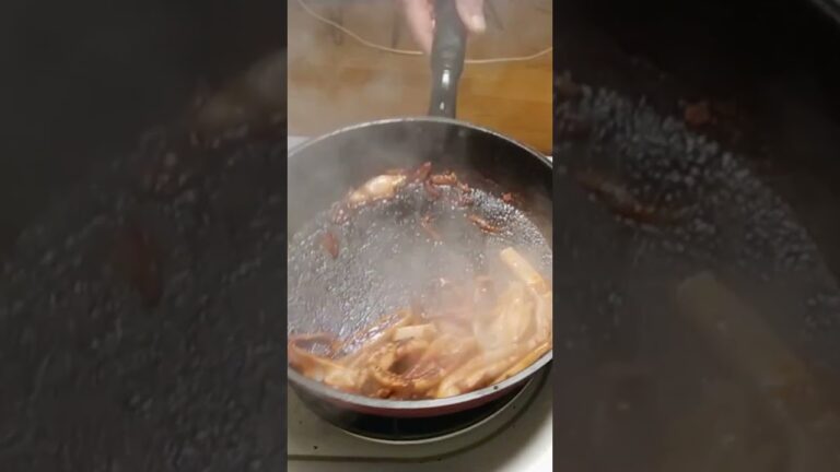 #shorts 【業務スーパーの冷凍食材で作る】イカ焼き【おうちごはん】を楽しもう　切り抜き