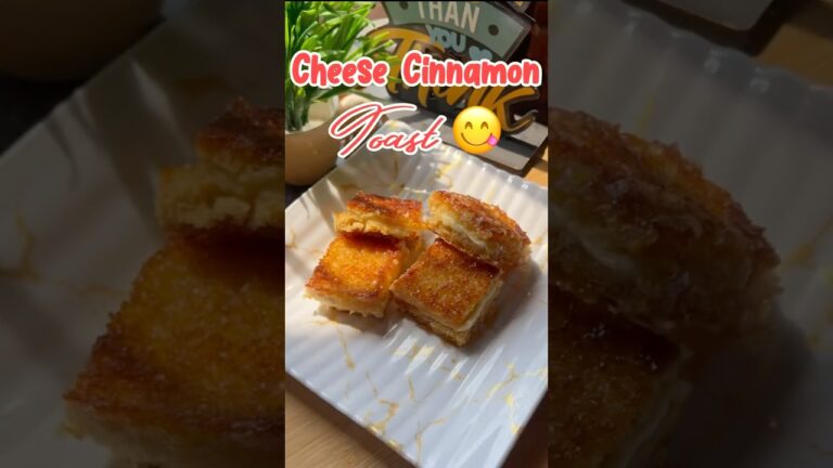 Cheese 🧀 Cinnamon Toast Recipe #food #like #cheese #toast #recipe #viral #trending