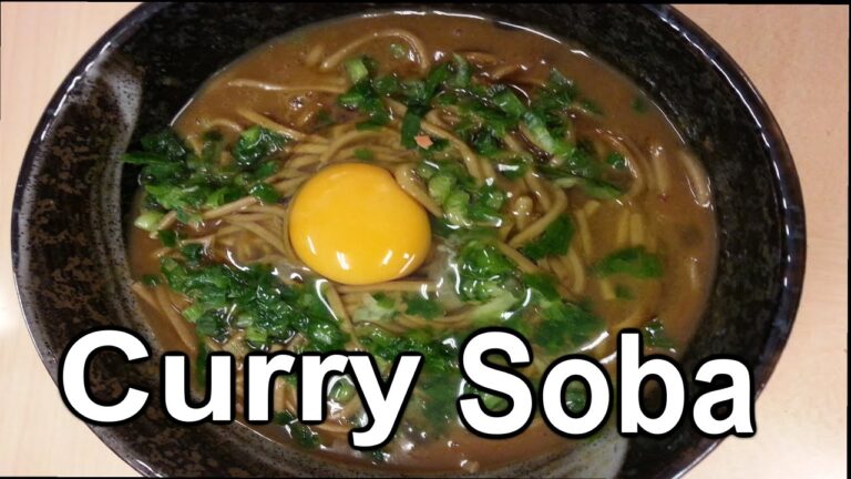 【簡単レシピ】カレーそば　作り方　Curry　Soba