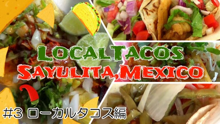 【Trip to Sayulita, Mexico #3】本場メキシコで食べたローカルタコスは最高のお味でした！#3ローカルタコス編
