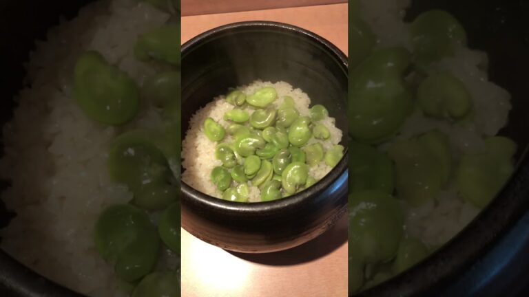 そら豆ご飯炊き上がりました