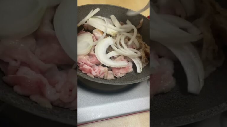 タモリさん流豚の生姜焼き丼✨#shorts