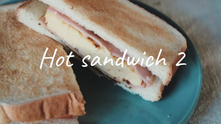 【架空カフェ#12】簡単美味しいトーストサンド - Hot sandwich