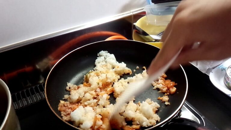 三分で作るキムチツナチャーハン