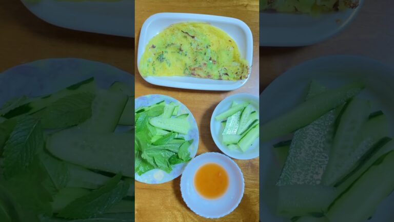 ベトナム🇻🇳料理Bánh xèo #music #food