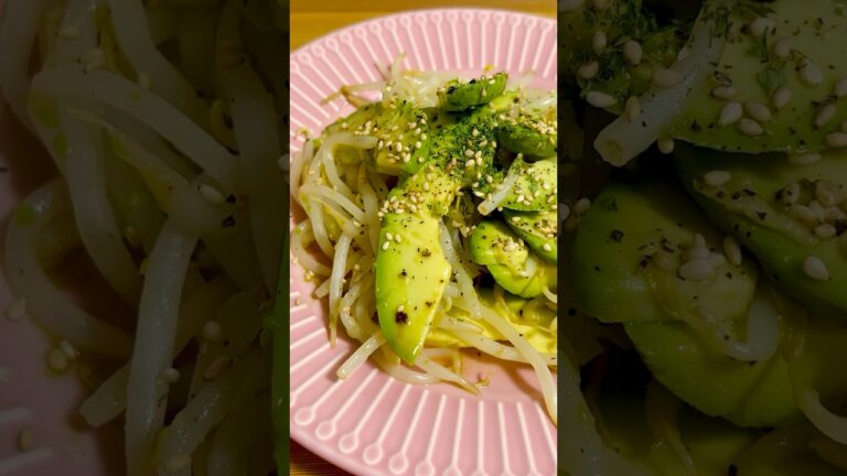 爆速で作れるアボカドのナムルがヘルシーで美味しくて最高 #簡単レシピ #料理 #ズボラ飯 #時短レシピ #自炊 #ダイエット #ヘルシー #おつまみ #おうちごはん #おつかれ飯
