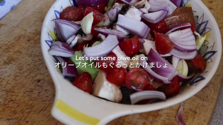 Japanese Vegan Recipe #3 Roasted Vegetable Couscous 超簡単!激うまヴィーガンレシピ　#3 ロースト野菜のクスクス　すぐできて体と地球に優しいレシピ