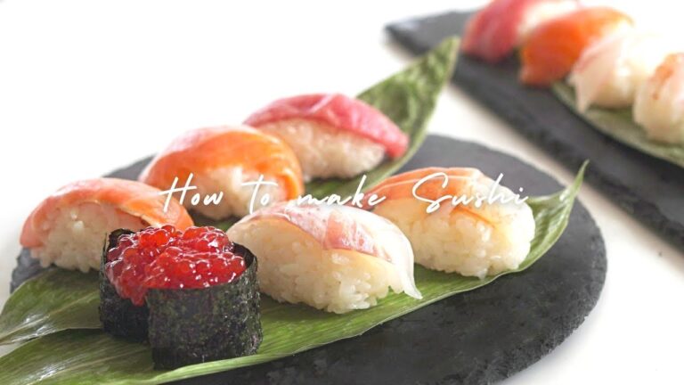 【SUB】お家で簡単に美味しいお寿司を作るコツ3つ♪　