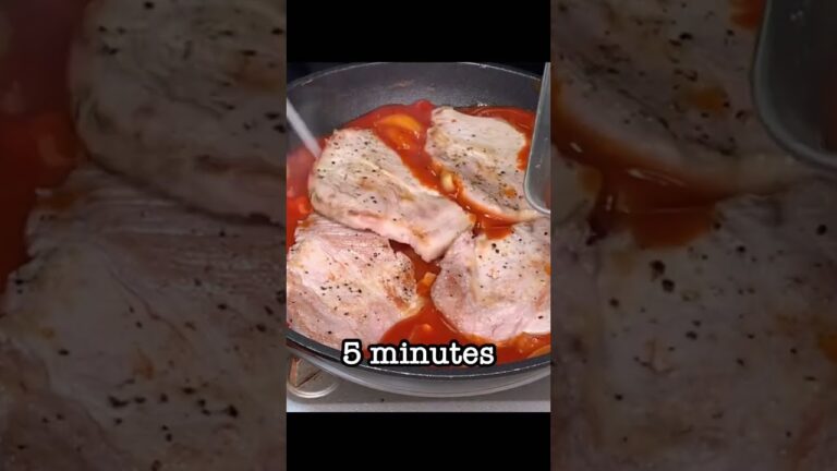 【pork chap】ポークチャップは5分煮込む#shorts#food#ポークチャップ #eatkingkong