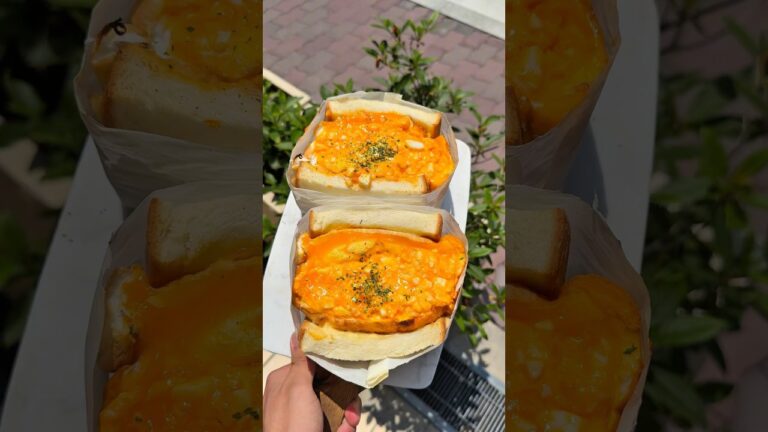 ふわふわの巨大たまごサンド🥚#ないちゃんグルメ #japanesefood